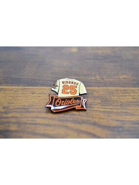 MLB Mike Gibbons #25 Baltimore Orioles Jersey Enamel pin Collectible